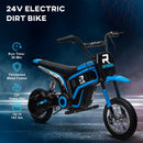 350W Electric Dirt Bike with Twist Grip Throttle, 15 MPH Off-Road Motocross Motorcycle Magic Cars 5