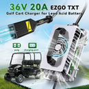 36V 20A Battery Charger for EZGO TXT Golf Carts with D Style Plug Magic Cars 2
