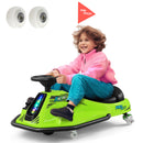 24V Kids Electric Drift Go-Kart with 360° Rotation and Bluetooth Control Green Magic Cars Variant 0