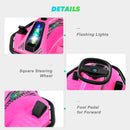 24V Kids Electric Drifting Go-Kart with 360° Spin and Bluetooth – Pink Magic Cars 10