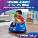 360-Degree Spinning Electric Bumper Car for Toddlers with LED Lights and Safety Belt Magic Cars 3