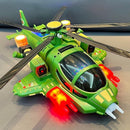 360° Spinning Helicopter Toy with Lights & Sounds, Bump-and-Go Feature, Perfect Gift for Kids Magic Cars 2