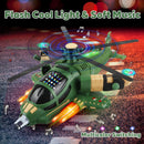 360° Spinning Helicopter Toy with Lights & Sounds, Bump-and-Go Feature, Perfect Gift for Kids Magic Cars 4
