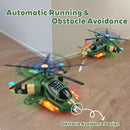 360° Spinning Helicopter Toy with Lights & Sounds, Bump-and-Go Feature, Perfect Gift for Kids Magic Cars 6