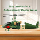 360° Spinning Helicopter Toy with Lights & Sounds, Bump-and-Go Feature, Perfect Gift for Kids Magic Cars 7