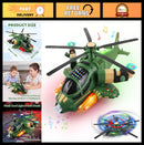 360° Spinning Helicopter Toy with Lights & Sounds, Bump-and-Go Feature, Perfect Gift for Kids Magic Cars Variant 0