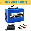 36V 20Ah Lithium Power Pack with 30A BMS for 200-1000W Electric Use Magic Cars Variant 0