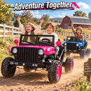 36V Electric Off-Road Jeep Toy Car for Kids - 2-Seater Dual Drive, 9 mph Magic Cars 1
