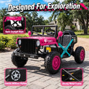 36V Electric Off-Road Jeep Toy Car for Kids - 2-Seater Dual Drive, 9 mph Magic Cars 2