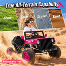 36V Electric Off-Road Jeep Toy Car for Kids - 2-Seater Dual Drive, 9 mph Magic Cars 5