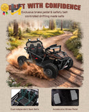 36V Electric UTV for Kids - 2-Seater 400W Ride-On Car with 5-8 MPH Speed and 14" EVA Wheels Magic Cars 7