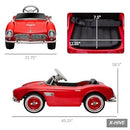 Aosom Licensed 12V Electric Ride-On Car for Kids with 3 Speed Settings Magic Cars 3
