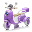 12V Dual Motor Electric Motorcycle for Kids - Two-Seater 3-Wheel Ride-On Toy