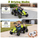 24V Electric Ride-On Car for Kids with Parental Control, Music, Horn, and Lights