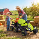 24V Electric Ride-On Car for Kids with Parental Control, Music, Horn, and Lights