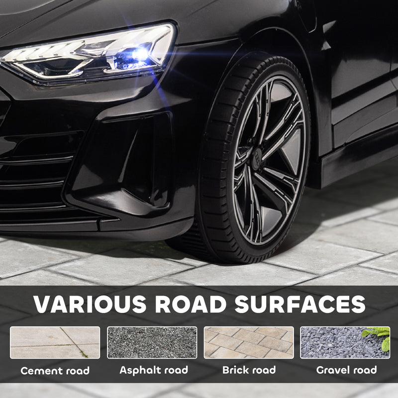 Licensed Audi 12V Electric Ride-On Car with Remote Control and Honking Horn