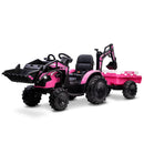 3-in-1 Kids Ride-On Tractor, Bulldozer, and Excavator with Trailer and Functional Digging Bucket Magic Cars 11