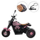 6V Electric 3-Wheel Kids Ride-On Motorcycle Toy with Colorful Lights and Music, Pink Magic Cars Variant 0