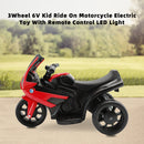 Red Electric 6V 3-Wheel Ride-On Motorcycle for Kids with Remote Control and LED Lights Magic Cars Variant 0