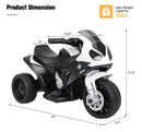 3-Wheel 6V Electric Ride-On Motorcycle for Kids with Remote Control and LED Lights, Red Magic Cars 5