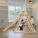 4-in-1 Indoor Jungle Play Gym with Baby Swing, Slide, and Ladder Magic Cars 1