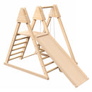 4-in-1 Indoor Jungle Play Gym with Baby Swing, Slide, and Ladder Magic Cars 3