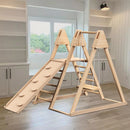 4-in-1 Indoor Jungle Play Gym with Baby Swing, Slide, and Ladder Magic Cars 8