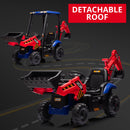 4-in-1 Ride-On Electric Excavator and Bulldozer for Kids with Remote Control Magic Cars 13