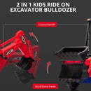 12V Kids Electric Ride-On Excavator Car Toy with Remote Control Magic Cars 3