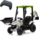 12V Kids Electric Ride-On Excavator Car Toy with Remote Control Magic Cars Variant 0