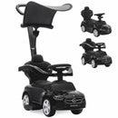 Mercedes-Benz Licensed 4-in-1 Toddler Push Car with Handle, Black Magic Cars 2