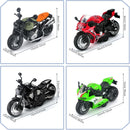 Set of 4 Pull Back Motorbikes for Children Magic Cars 2