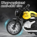 Set of 4 Friction-Driven Pull-Back Motorcycle Toys for Kids Ages 3 and Up Magic Cars 3