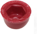 Set of 4 Red Plastic Wheel Hub Caps for 1/4 Inch Wagon Axles with Rust Protection Magic Cars 2