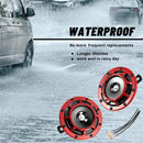 4 Pcs 12V Electric Car Train Horn Set with Super Loud Sound and Red Protective Grill Magic Cars 5