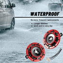 4 Pcs 12V Electric Car Train Horn Set with Super Loud Sound and Red Protective Grill Magic Cars 5