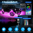 4-Pod Alloy LED Rock Lights Waterproof for ATV UTV Golf Cart Truck RZR SXS Magic Cars 1