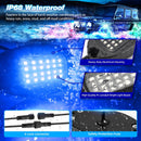 4-Pod Alloy LED Rock Lights Waterproof for ATV UTV Golf Cart Truck RZR SXS Magic Cars 3