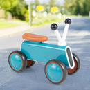 4-Wheel Blue Baby Balance Bike Without Pedals Magic Cars 1