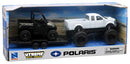 Metal 4x4 Pickup Truck and Polaris Ranger Toy Vehicle Set Magic Cars 3