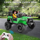 400W 24V Two-Seater Electric Kids’ Truck with Parental Remote Control and USB Port Magic Cars 23