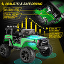 400W 24V Two-Seater Electric Kids’ Truck with Parental Remote Control and USB Port Magic Cars 27