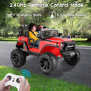 400W 24V Two-Seater Electric Kids’ Truck with Parental Remote Control and USB Port Magic Cars 3