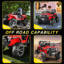 400W 24V Two-Seater Electric Kids’ Truck with Parental Remote Control and USB Port Magic Cars 8