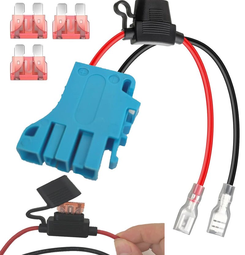 40A Wire Harness Connector for Peg-Perego 12V Battery 12 AWG Riding Toys Car DIY 2 Year Warranty