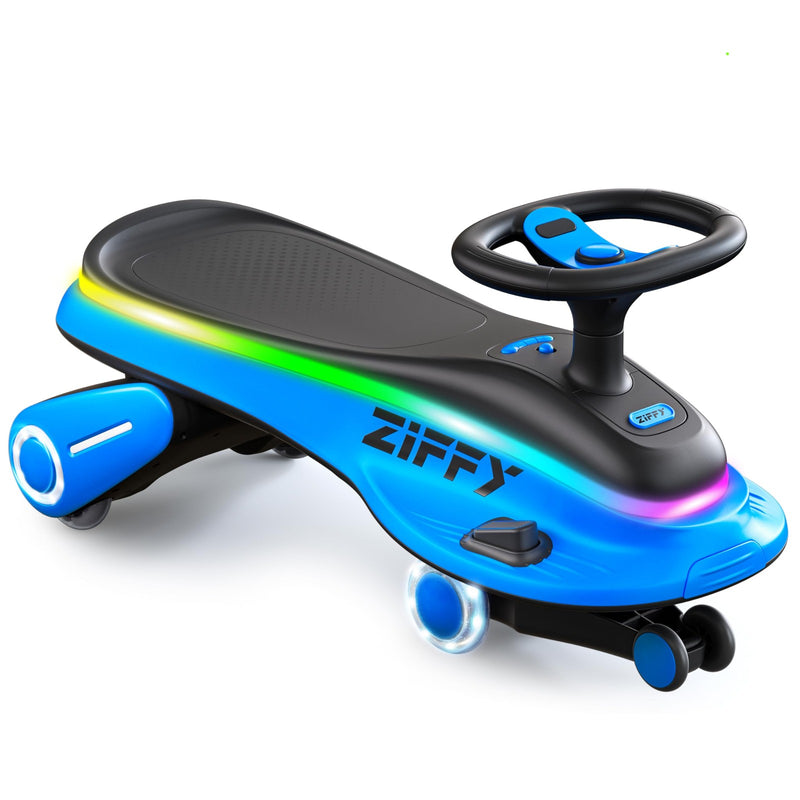 45W 5.5A Light-Up Electric Wiggle Car with Pedal, Rechargeable Battery, 2-in-... 2 Year Warranty