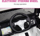 48.4 Inch Large 12V Battery-Powered Electric Ride-On Car for Kids with 2 Seats Magic Cars 2