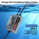 48V 15A Smart Golf Cart Battery Charger with 3-Pin Round Plug for Club Car Magic Cars 2