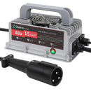 48V 15A Smart Golf Cart Battery Charger with 3-Pin Round Plug for Club Car Magic Cars Variant 0