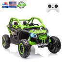 48V Electric 4WD 2-Seater Kids Ride-On UTV Truck with 800W Motor and Remote Control Green Magic Cars 0